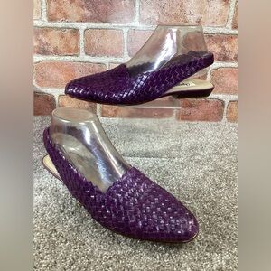Arpeggios womens purple slingback sandals size 8.5
